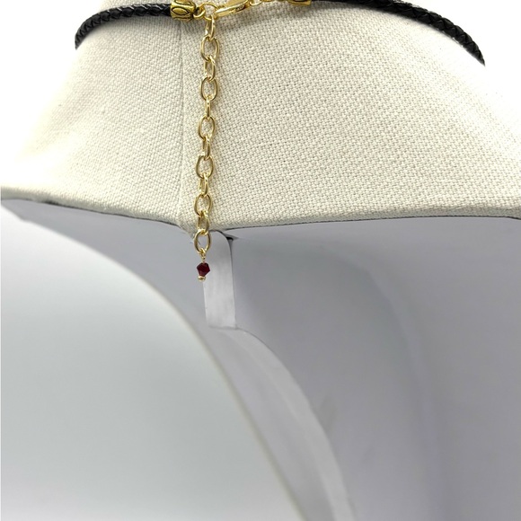 Hand Crafted Dragon Pendant Renaissance Choker Necklace - Picture 7 of 9